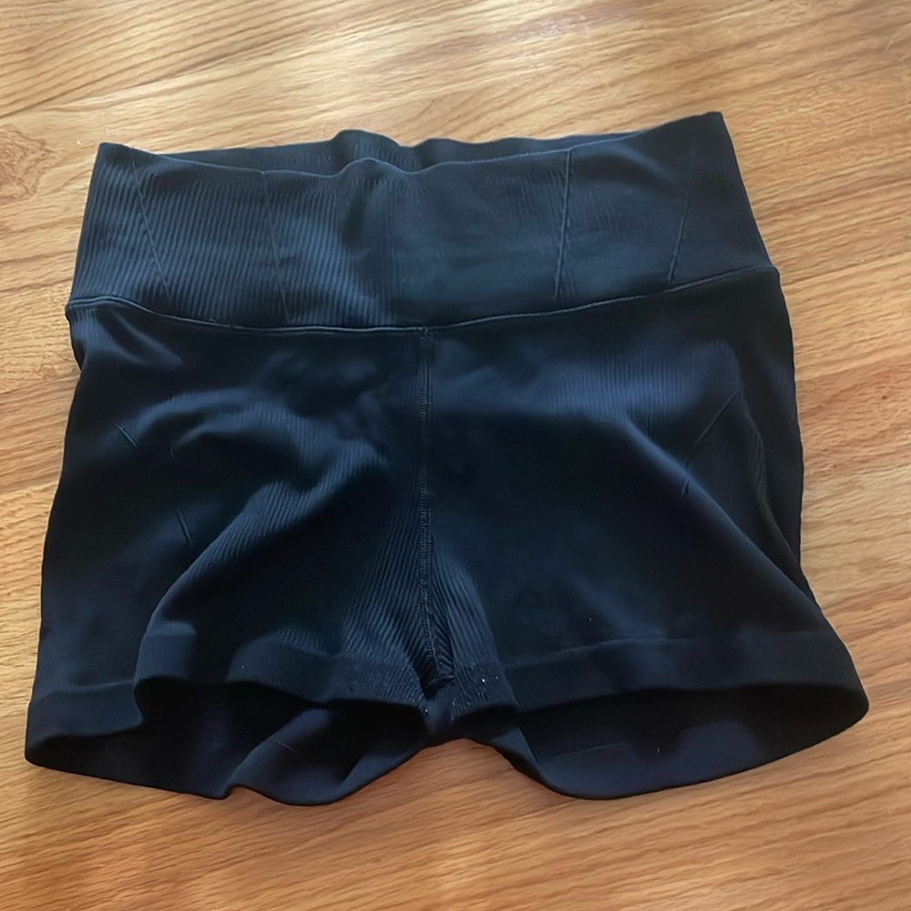 Aerie ribbed bike shorts